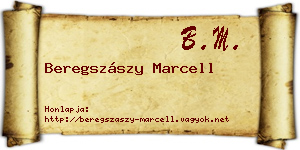 Beregszászy Marcell névjegykártya