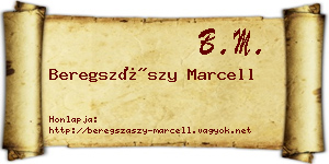 Beregszászy Marcell névjegykártya